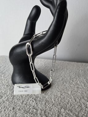 Thomas Sabo Silver Paperclip Chain Bracelet